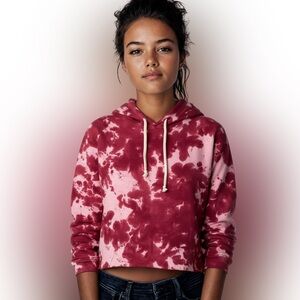 Tie-Dye Hoodie Sweatshirt - Red (SIZE L and XL)
